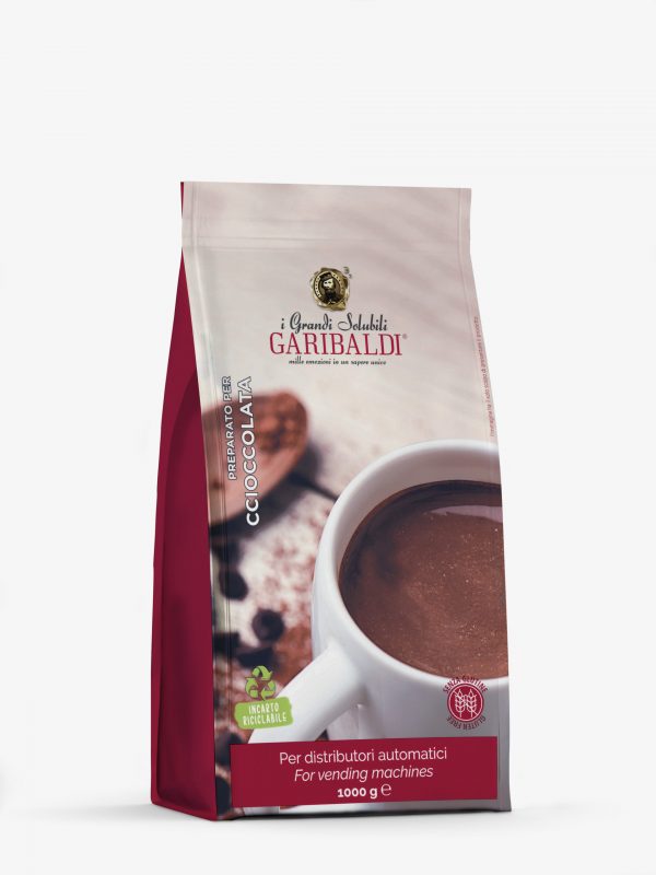 Pulbere instant gust ciocolata Garibaldi 1 kg.